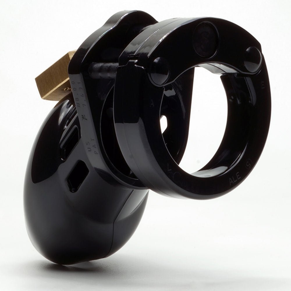 CB-6000S Chastity Cock Cage Kit - Black 2.5 Inch Cock Cage Kit